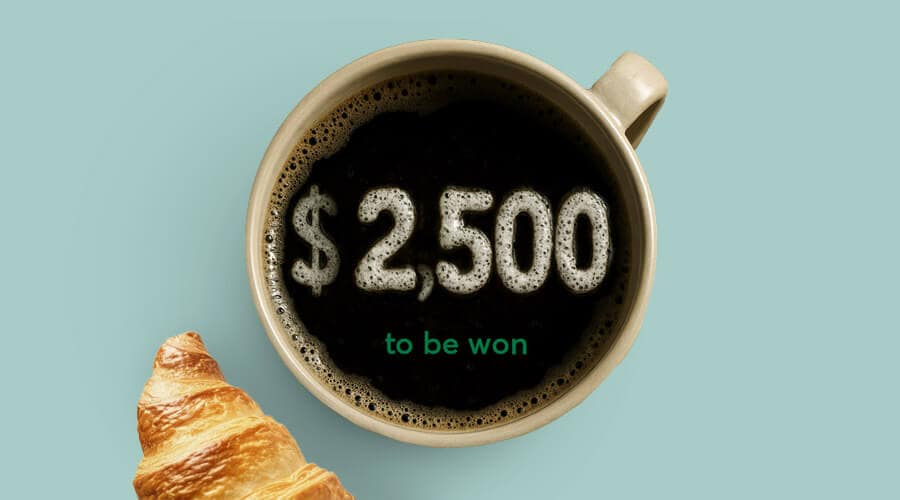 $2,500 to be won