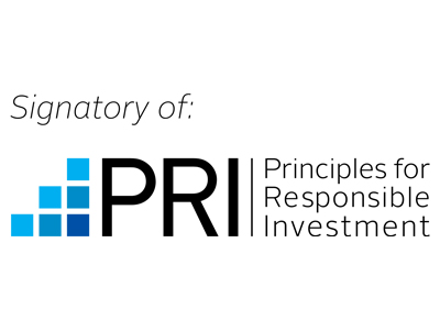 Signataire des principes pour l’investissement responsable (PRI).